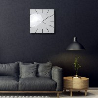 Nástenné akrylové hodiny Exact Flex z119-2-0-x, 50 cm, biele