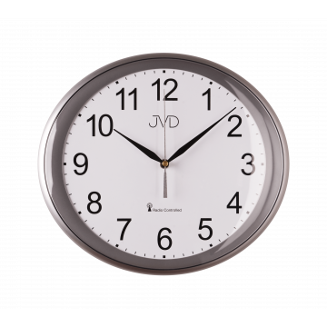 Nástenné hodiny JVD RH64.3 strieborná 30 cm